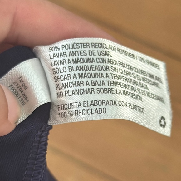 Cat and jack 18 months swim Navy and Striped Long Sleeve Shirt with Anchor - Picture 6 of 6